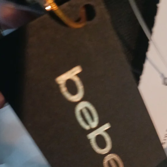 Bebe Quilted BLK Clutch/Wrislet/  Leather Wallet W Card Case Keychain NEW NWT - Picture 7 of 7